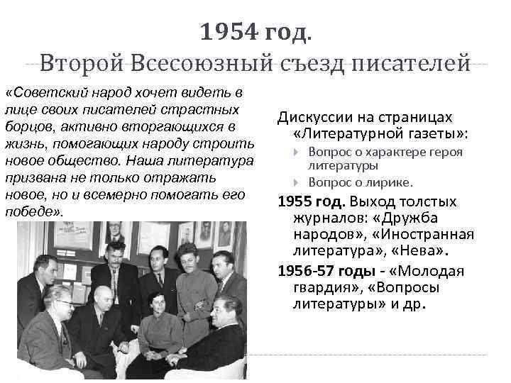 Съезд писателей новая пьеса. Второй съезд советских писателей. Второй съезд писателей 1954 года. Всесоюзный съезд писателей.