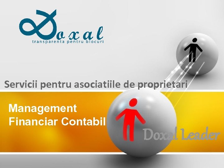 Servicii pentru asociatiile de proprietari Management Financiar Contabil Doxal Leader 