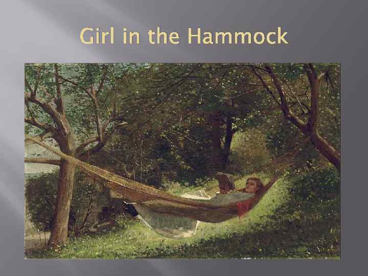 Girl in the Hammock 