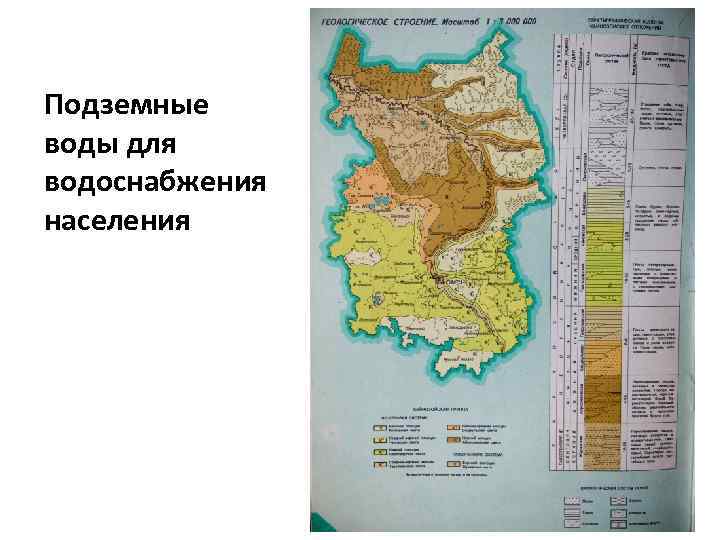 Карта подземных вод омск