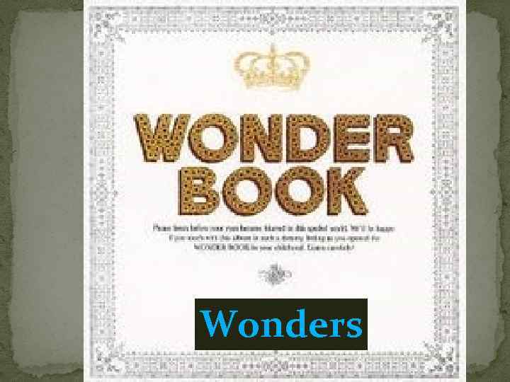 Wonders 