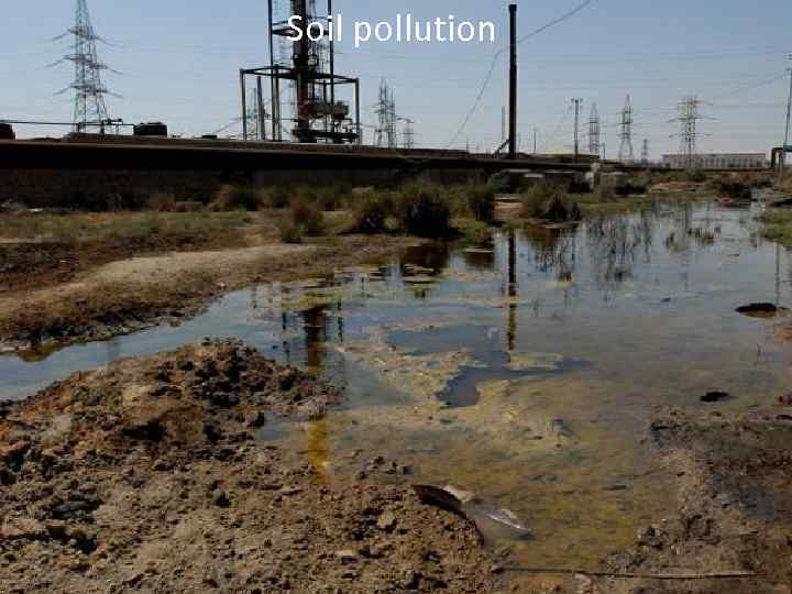 Soil pollution 