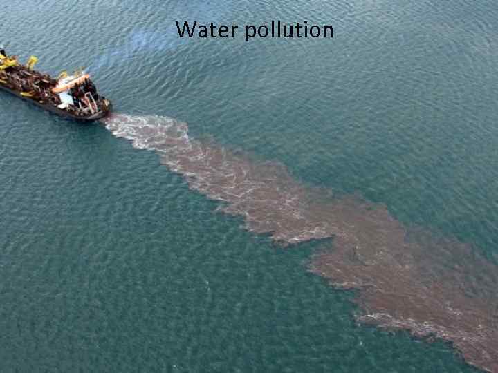 Water pollution 