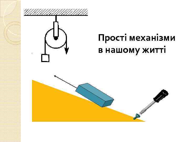 Прості механізми в нашому житті 