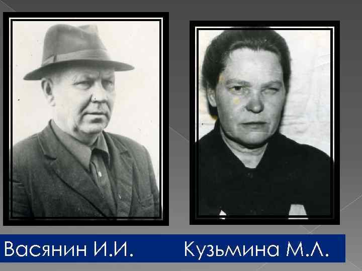 Васянин И. И. Кузьмина М. Л. 