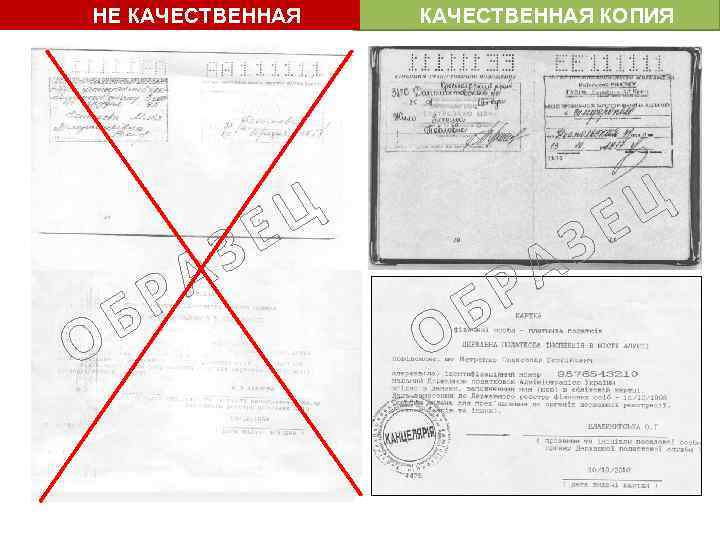 НЕ КАЧЕСТВЕННАЯ КОПИЯ О Р Б З А КАЧЕСТВЕННАЯ КОПИЯ Ц Е О Р