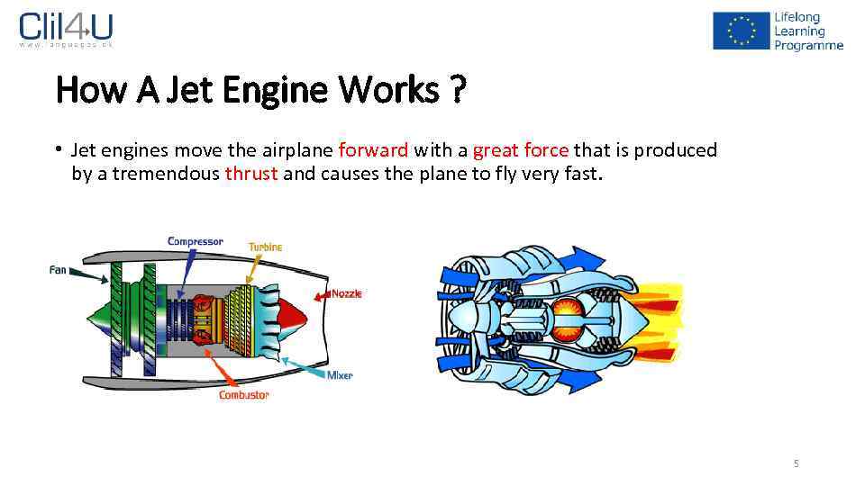 How A Jet Engine Works ? • Jet engines move the airplane forward with