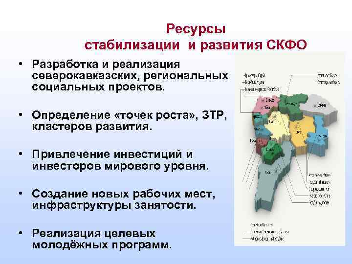 Инвестиционные проекты северо кавказского федерального округа