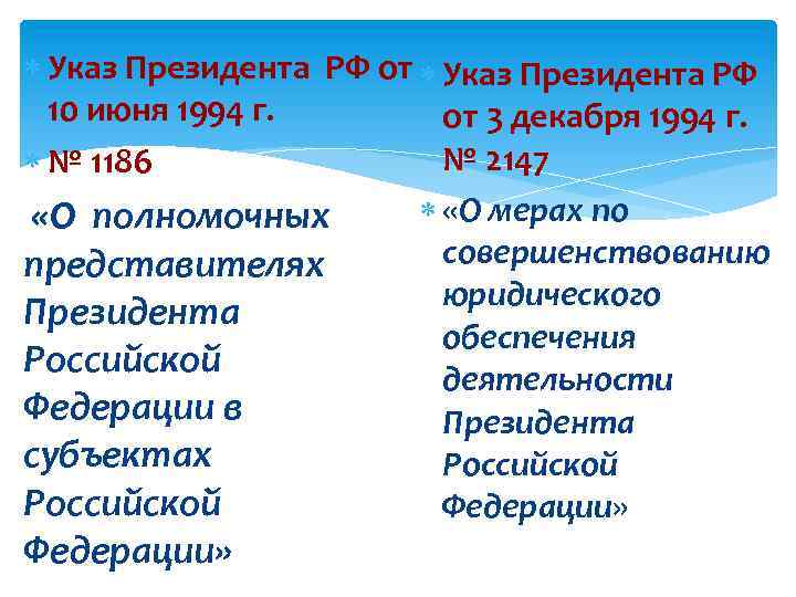  Указ Президента РФ от Указ Президента РФ 10 июня 1994 г. от 3