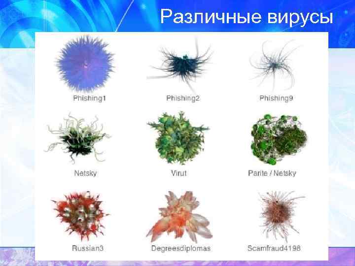 Различные вирусы 