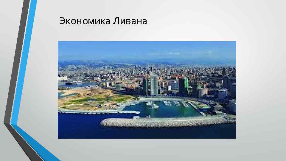 Экономика Ливана 