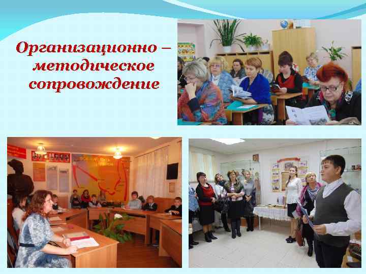 Организационно – методическое сопровождение 
