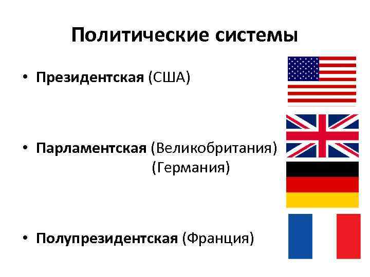 Запишите слово пропущенное в схеме президентская полупрезидентская парламентская