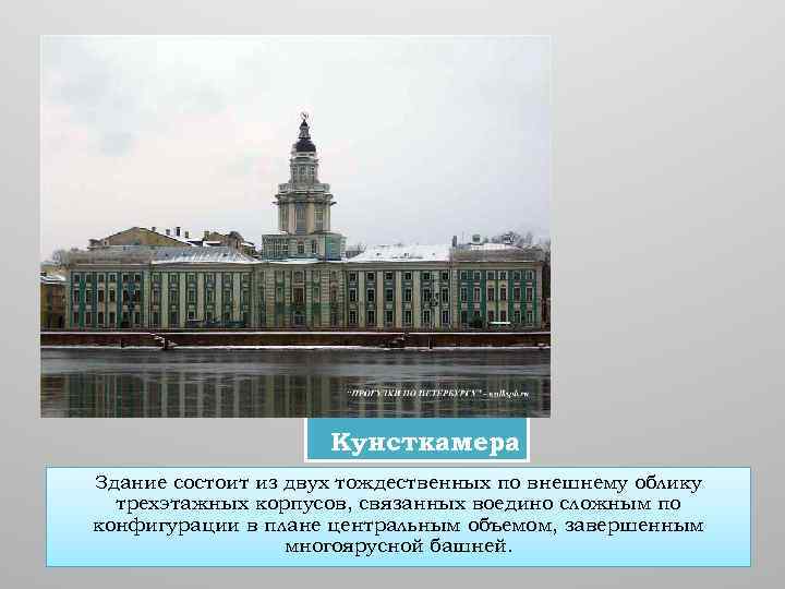 Кунсткамера санкт петербург план