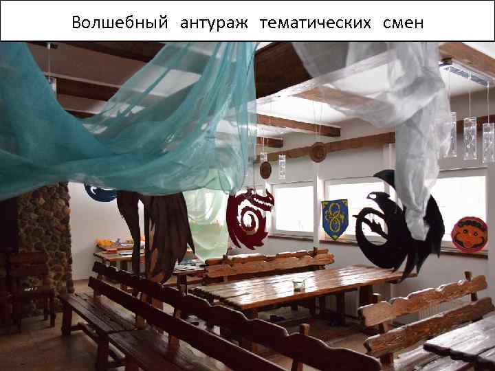 Волшебный антураж тематических смен 