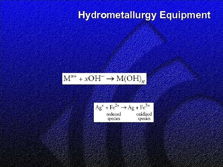 Hydrometallurgy Equipment 