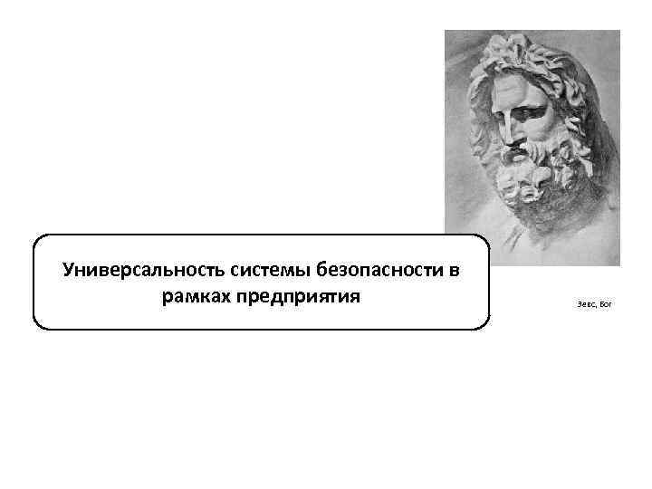 Универсальность системы безопасности в рамках предприятия Зевс, Бог 