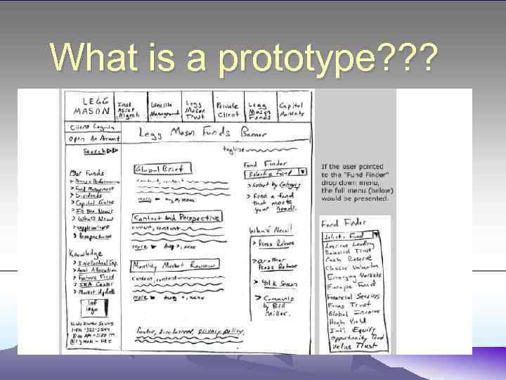 What is a prototype? ? ? 