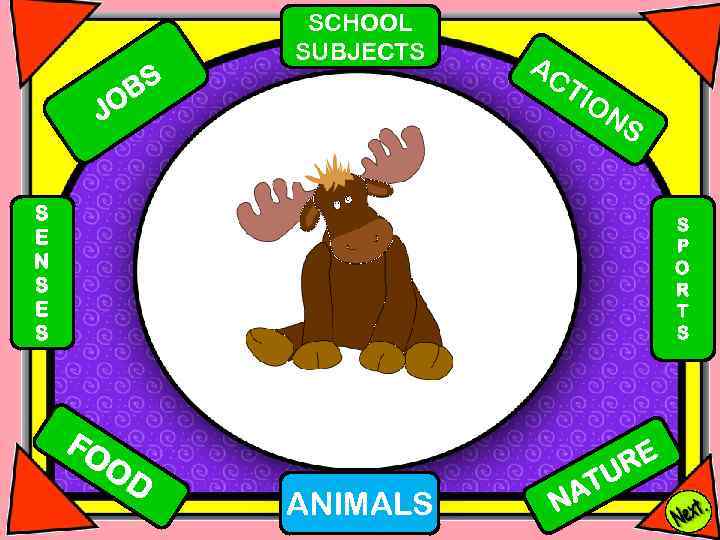 BS O SCHOOL SUBJECTS AC TI O J NS S E N S E