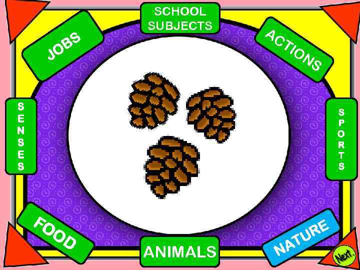 BS O SCHOOL SUBJECTS AC TI O J NS S E N S E