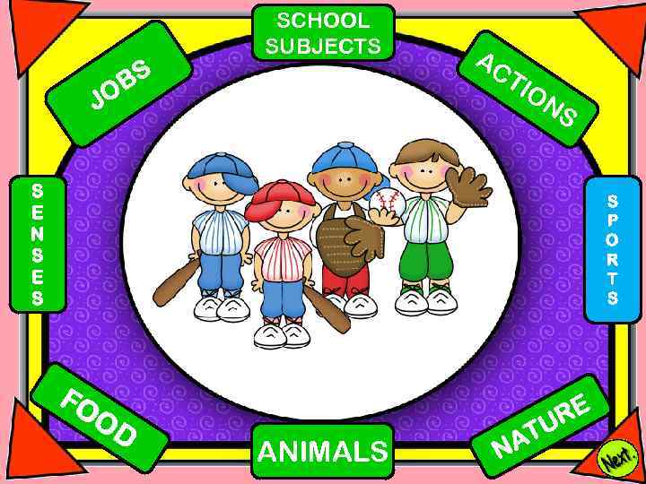 SCHOOL SUBJECTS BS O AC TI O J NS S E N S E