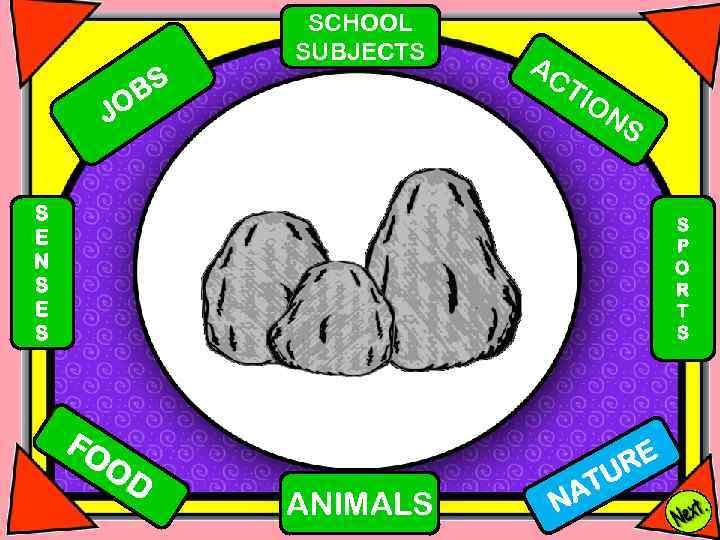 SCHOOL SUBJECTS BS O AC TI O J NS S E N S E