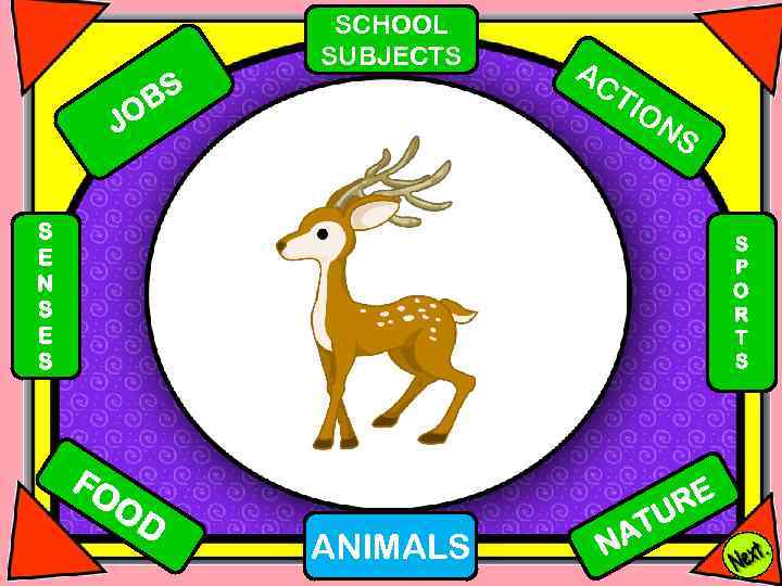 SCHOOL SUBJECTS BS O AC TI O J NS S E N S E