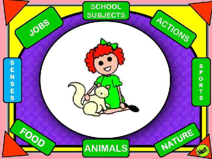 SCHOOL SUBJECTS BS O AC TI O J NS S E N S E