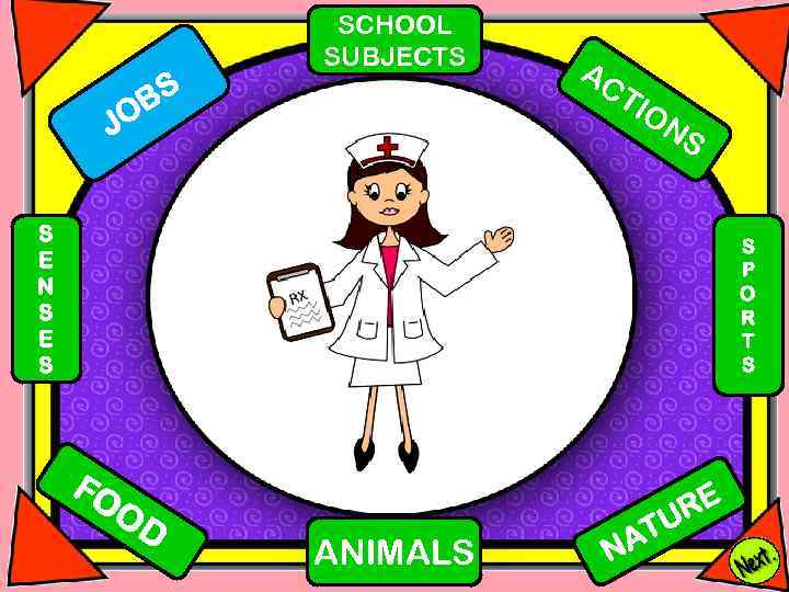 J BS O SCHOOL SUBJECTS AC TI O NS S E N S E