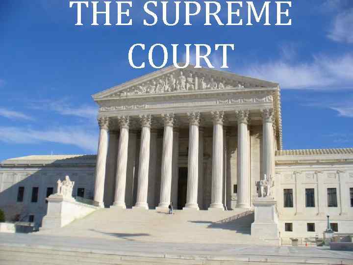 THE SUPREME COURT 