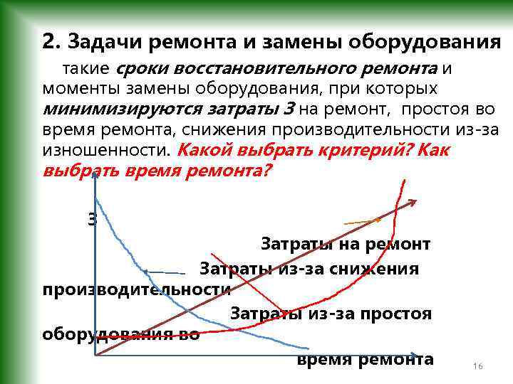 Задача ремонта оборудования. Задачи ремонта и замены оборудования. Задача о замене оборудования. Цели и задачи ремонта оборудования. Задачи про ремонт.