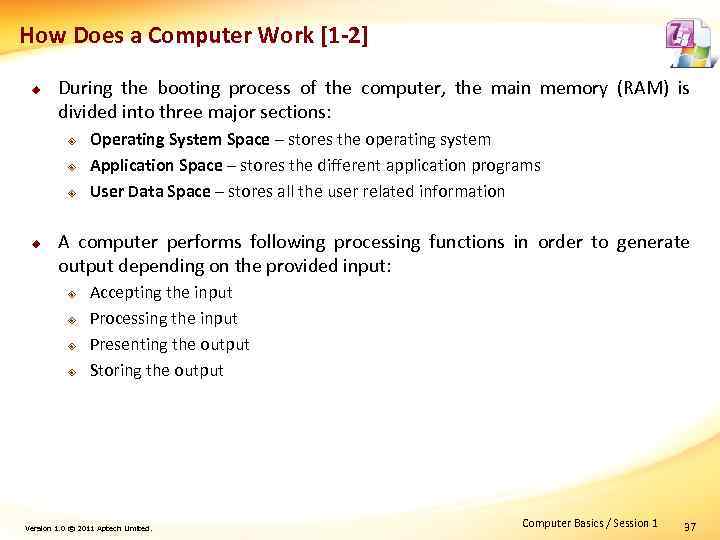 How Does a Computer Work [1 -2] u During the booting process of the