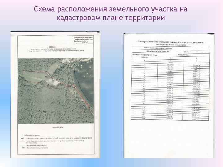 Схема расположения земельного участка на кадастровом плане территории 