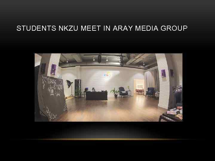STUDENTS NKZU MEET IN ARAY MEDIA GROUP 