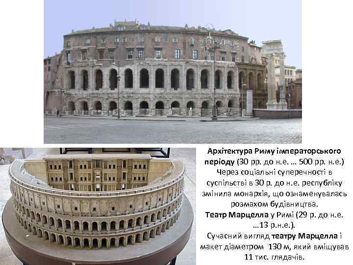 Архітектура Риму імператорського періоду (30 рр. до н. е. … 500 рр. н. е.