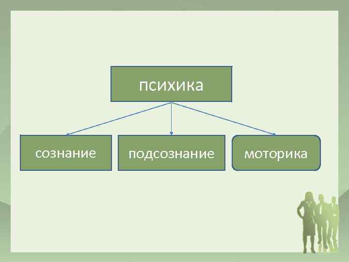 психика сознание подсознание моторика 