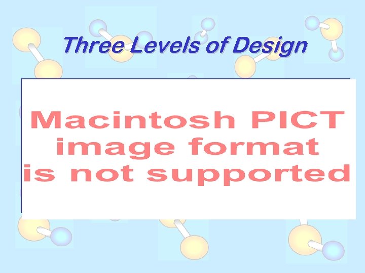 Three Levels of Design 