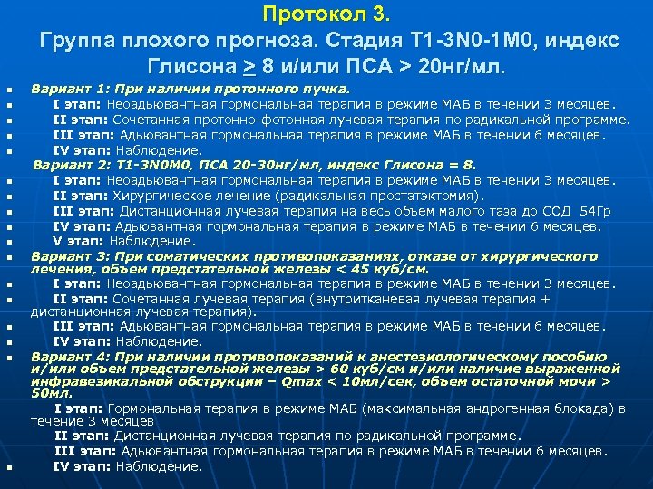 Пса после лучевой терапии рака простаты. Протоколы лечения онкобольных. Протокол по онкологии.