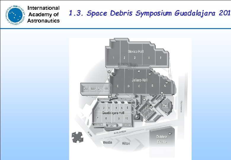 International Academy of Astronautics 1. 3. Space Debris Symposium Guadalajara 201 