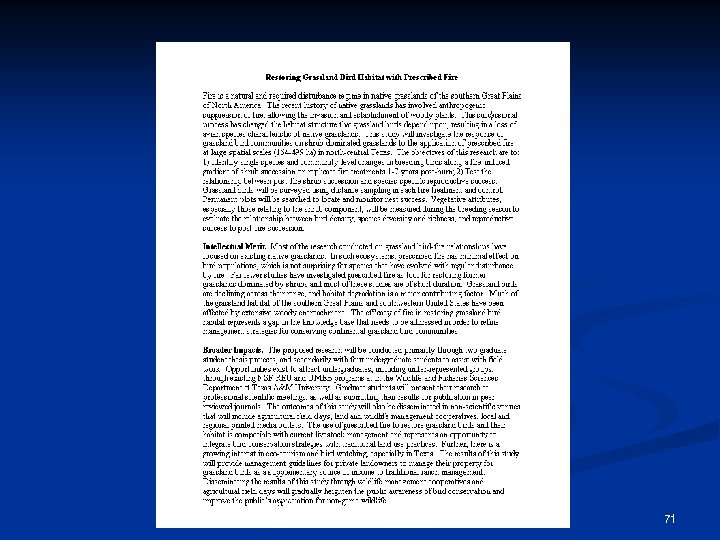 Office of Proposal Development Texas A&M University 71 