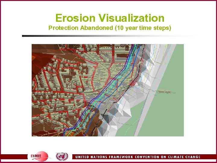 Erosion Visualization Protection Abandoned (10 year time steps) 