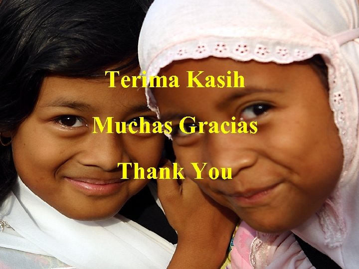 Terima Kasih Muchas Gracias Thank You 