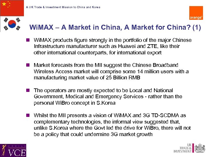 A UK Trade & Investment Mission to China and Korea Wi. MAX – A