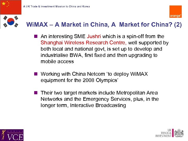 A UK Trade & Investment Mission to China and Korea Wi. MAX – A