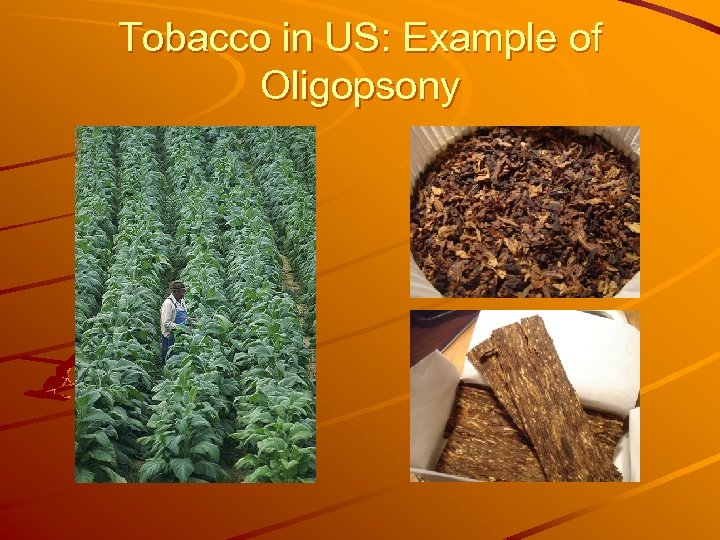 Tobacco in US: Example of Oligopsony 