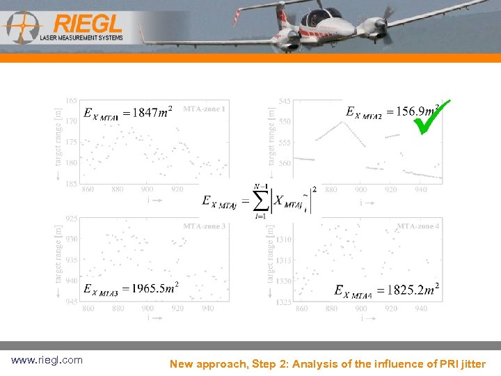  www. riegl. com New approach, Step 2: Analysis of the influence of PRI