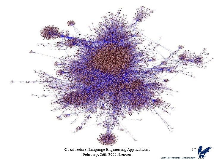 Guest lecture, Language Engineering Applications, February, 26 th 2009, Leuven 17 
