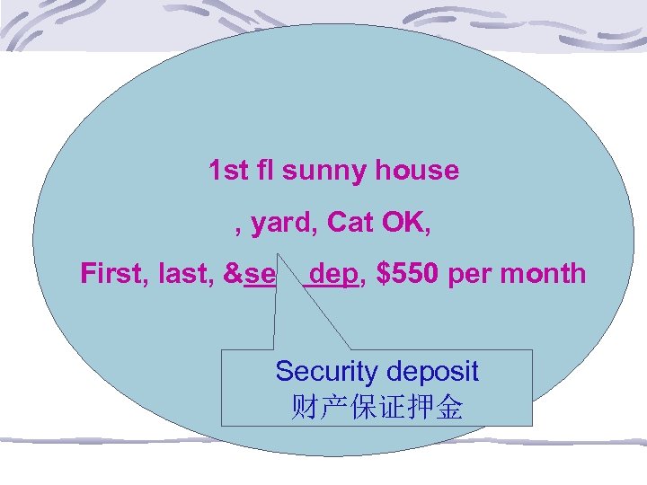 1 st fl sunny house , yard, Cat OK, First, last, &sec. dep, $550