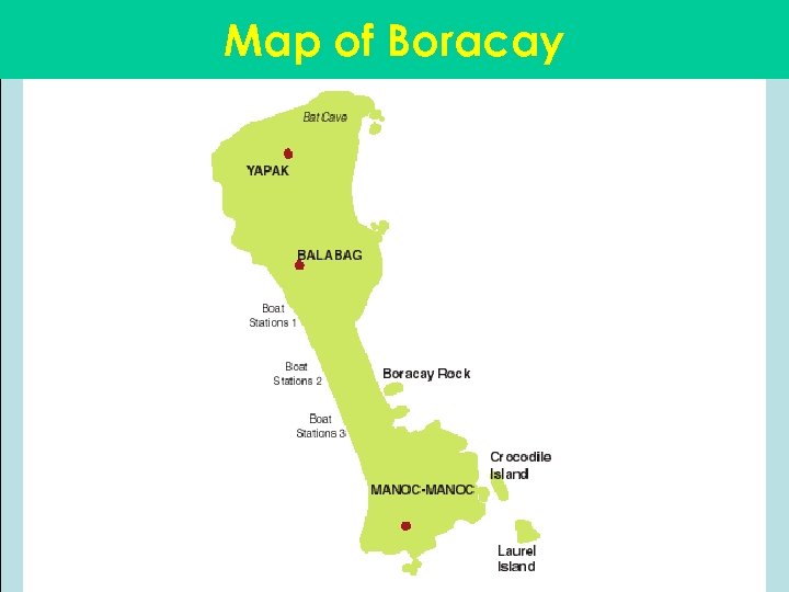Map of Boracay 