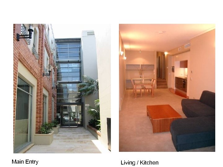 Main Entry Living / Kitchen 